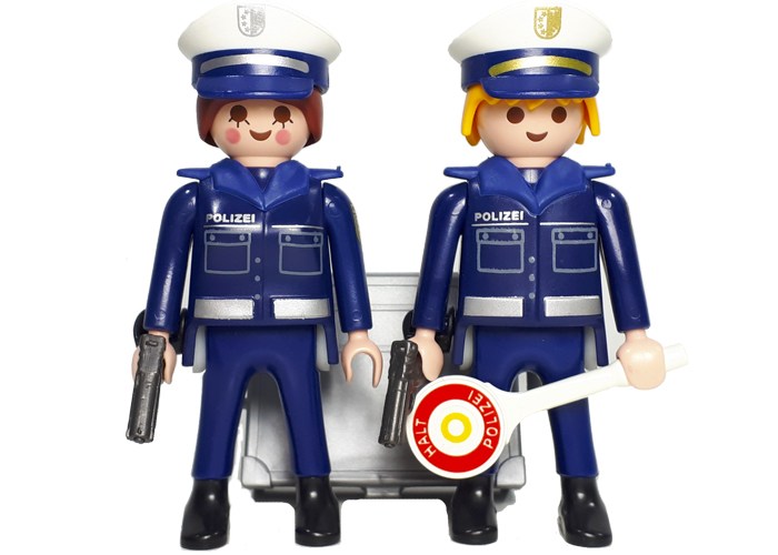 Artículo de Playmobil, Policías de trafico Pareja