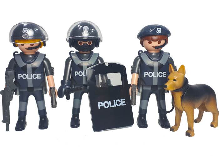 Artículo de Playmobil, Policías Equipo asalto