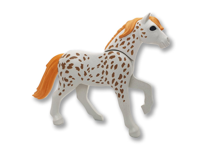 Artículo de Playmobil, Pony con manchas marrones