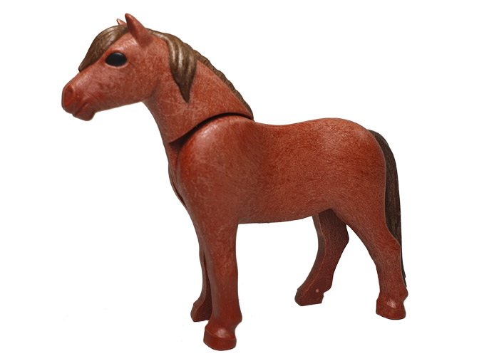 Artículo de Playmobil, Pony Marrón