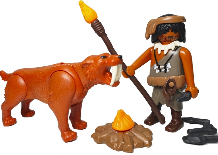 Artículo de Playmobil, Prehistórico y tigre