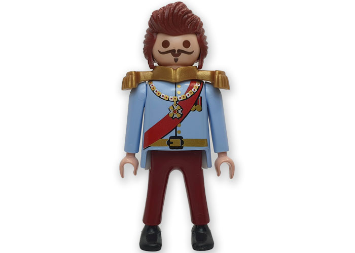 Artículo de Playmobil, Príncipe tupé y bigote