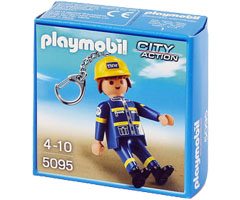 Artículo de Playmobil, Promocional Llavero Operario THW