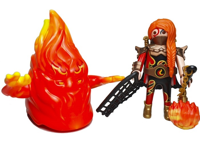 Artículo de Playmobil, Pyralia con bola de fuego