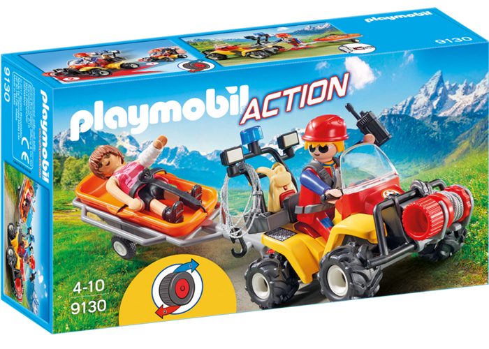 Artículo de Playmobil, Quad de rescate de Montaña