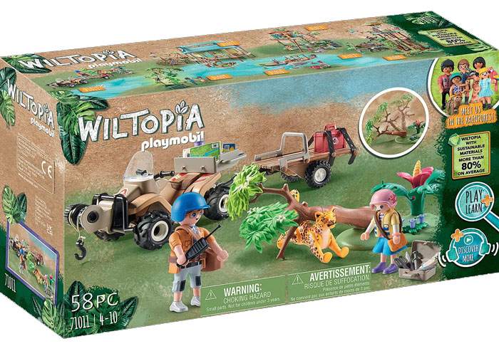 Artículo de Playmobil, Quad Rescate de Animales