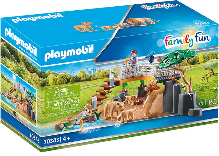 Artículo de Playmobil, Recinto Leones del Zoo