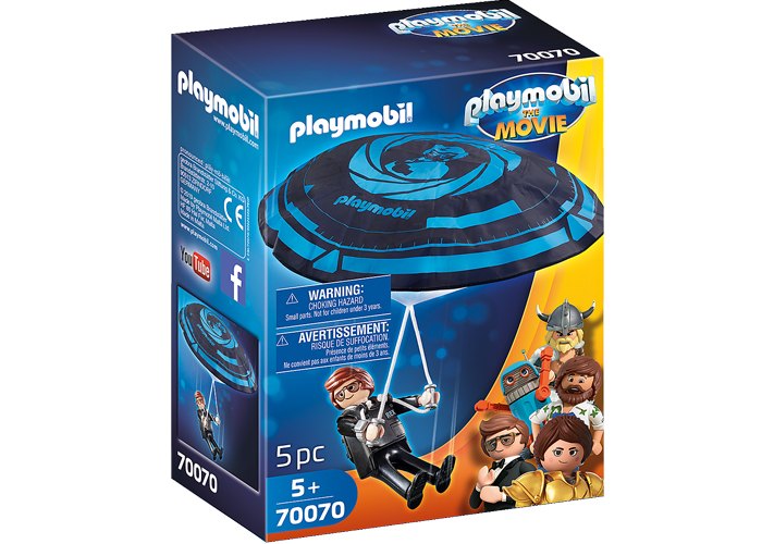 Artículo de Playmobil, Rex Dasher con Paracaídas