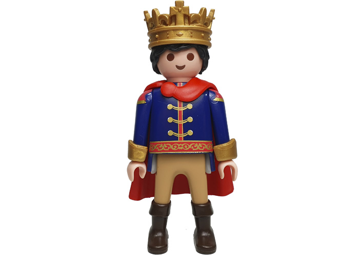 Artículo de Playmobil, Rey con capa roja