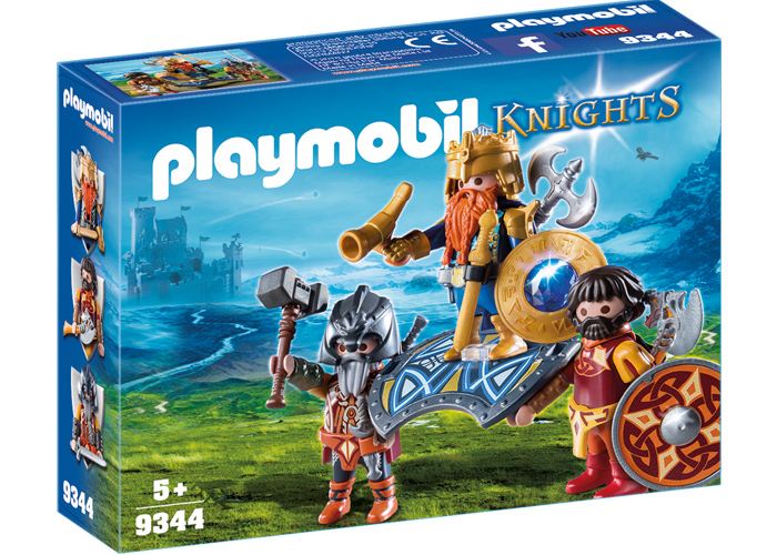 Artículo de Playmobil, Rey enano con séquito