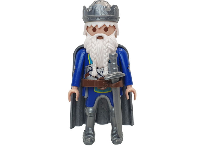 Artículo de Playmobil, Rey John con capa y corona