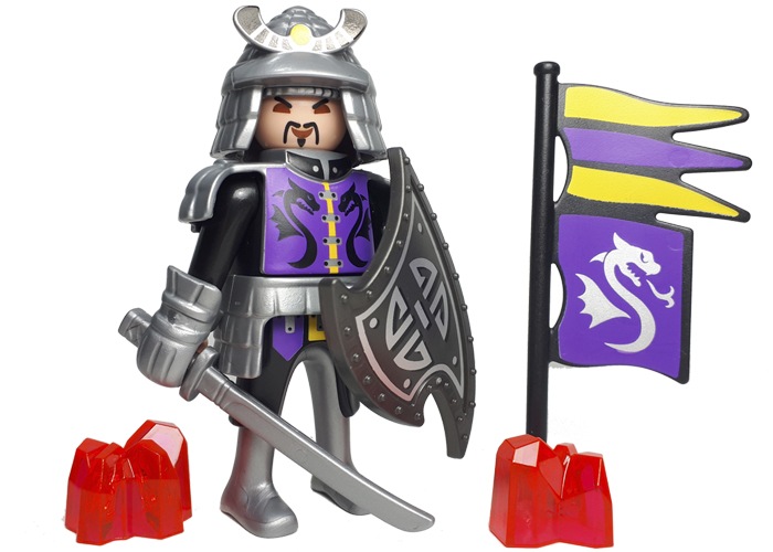 Artículo de Playmobil, Samurai con estandarte