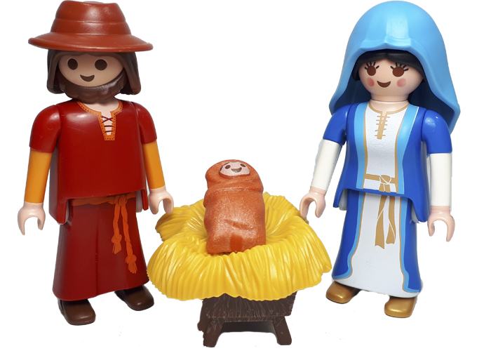 Artículo de Playmobil, San Jose, María y Niño