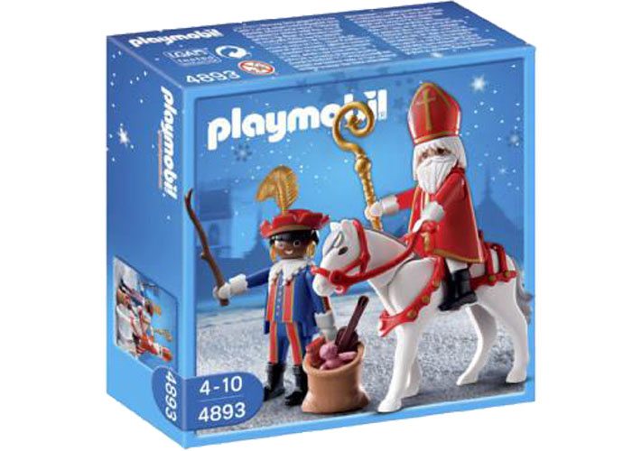 Artículo de Playmobil, San Nicolás con subdito a caballo