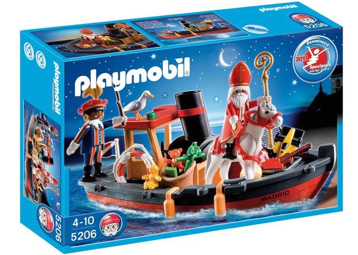 Artículo de Playmobil, San Nicolás en Barco de Vapor