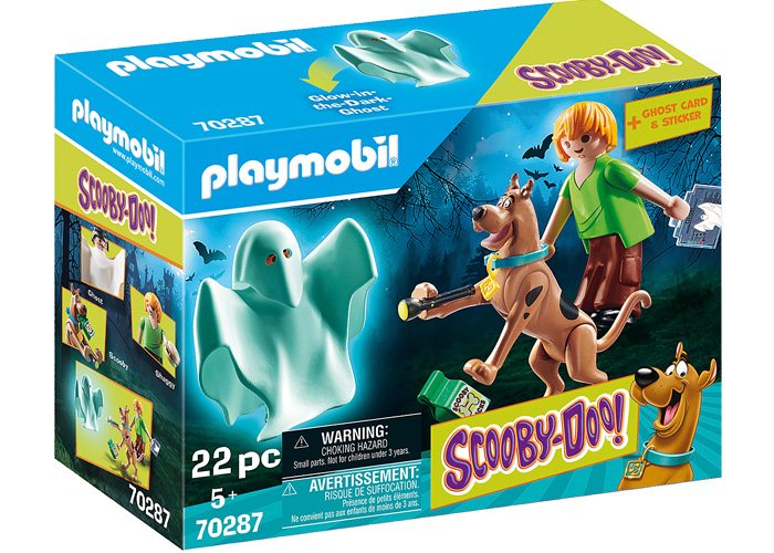 Artículo de Playmobil, Scooby-Doo y Shaggy con Fantasma