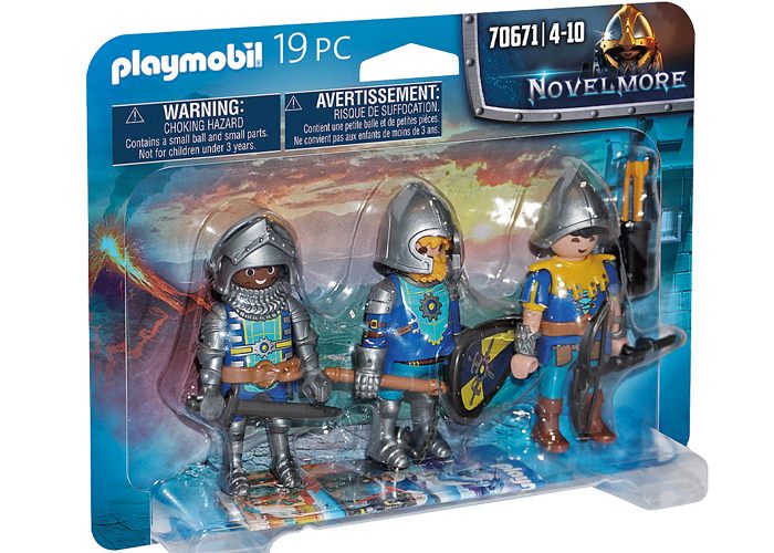 Artículo de Playmobil, Set de 3 Caballeros de Novelmore