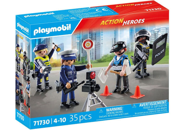 Artículo de Playmobil, Set figuras de policías