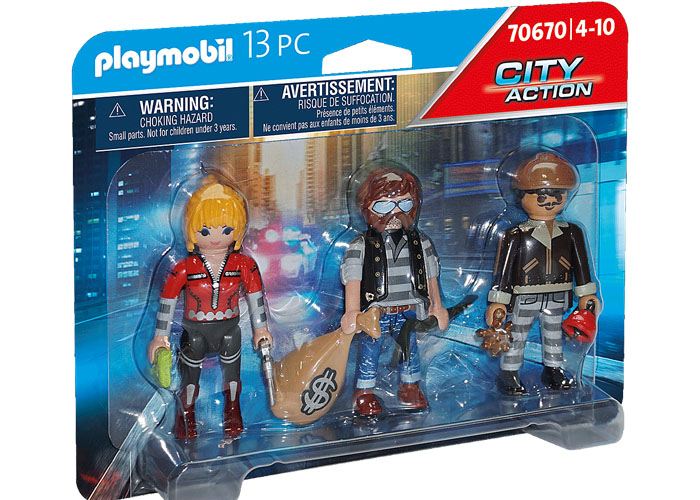 Artículo de Playmobil, Set Figuras Ladrones