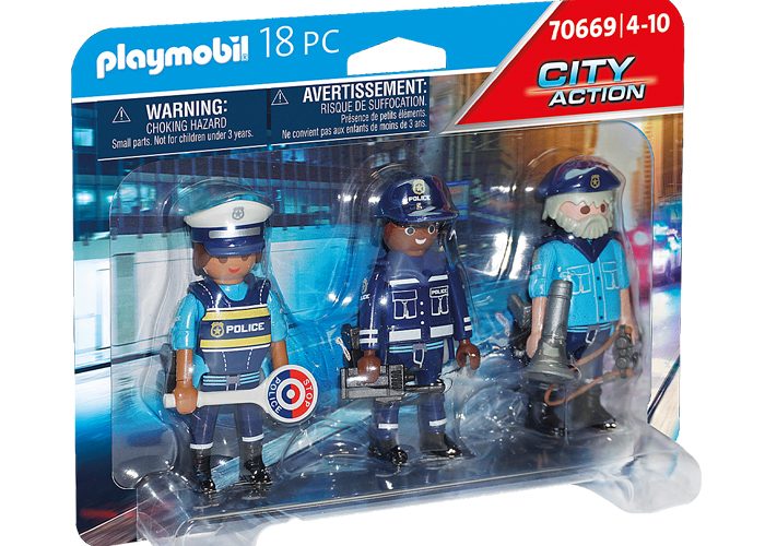 Artículo de Playmobil, Set Figuras Policía