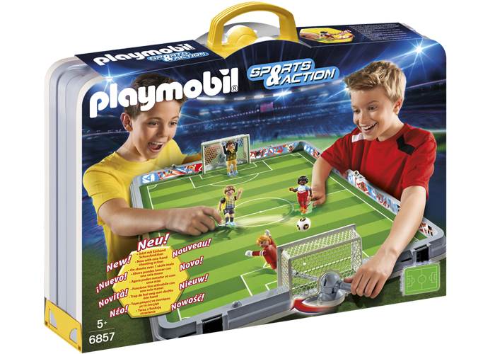 Artículo de Playmobil, Set Maletín Campo de Fútbol