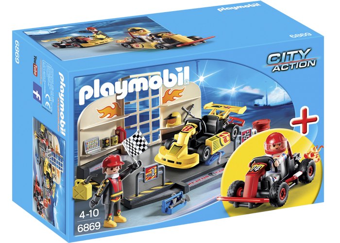 Artículo de Playmobil, Set taller de Karts
