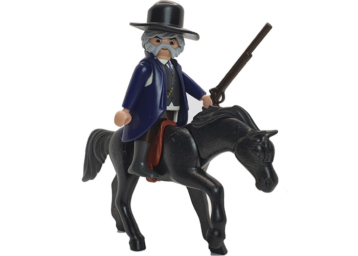 Artículo de Playmobil, Sheriff a caballo con rifle