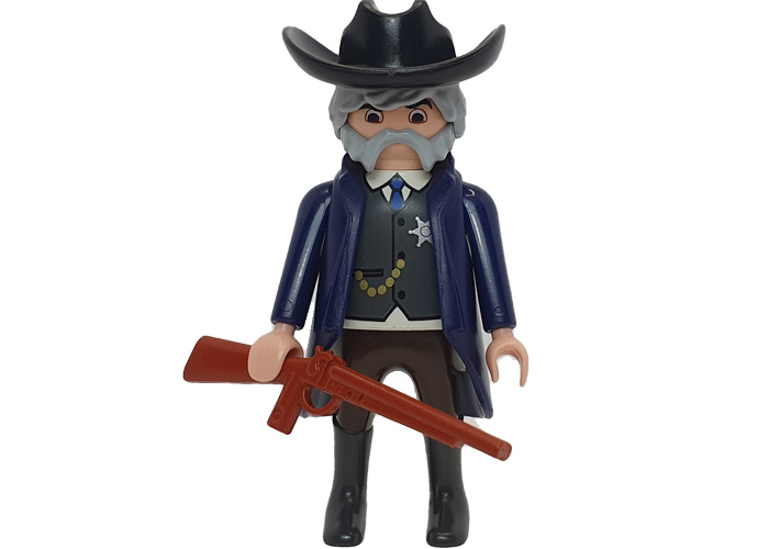 Artículo de Playmobil, Sheriff The Movie con rifle