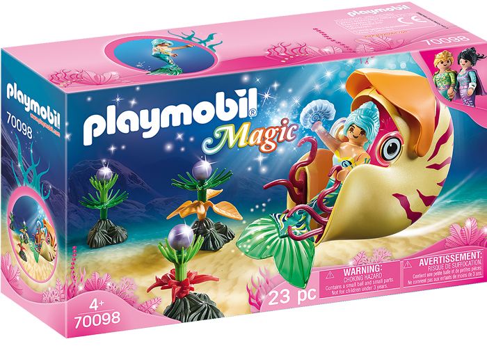 Artículo de Playmobil, Sirena con gondola de Caracol