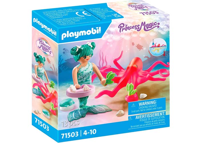 Artículo de Playmobil, Sirena con pulpo que cambia de color