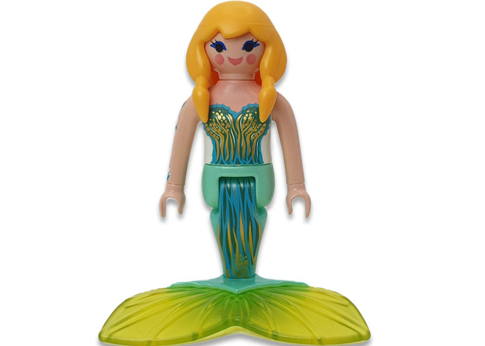 Artículo de Playmobil, Sirena Rubia cola verde agua