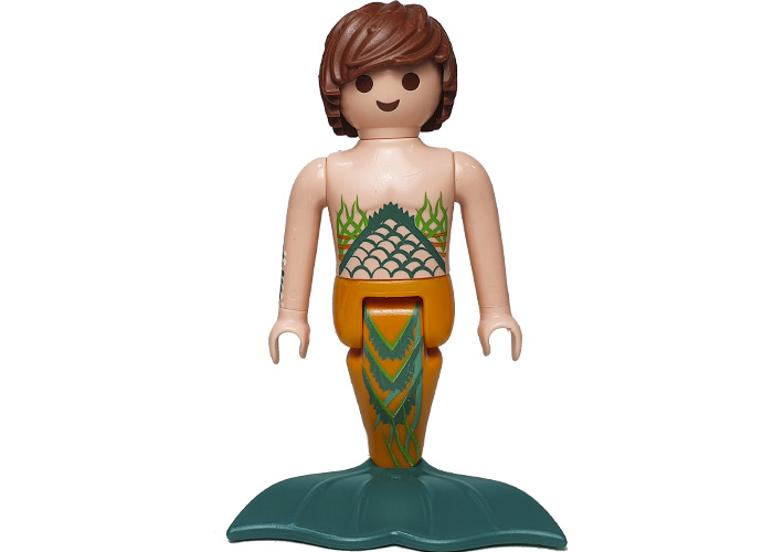 Artículo de Playmobil, Sireno Cola Naranja