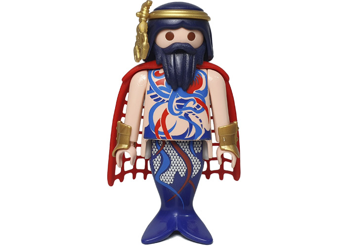 Artículo de Playmobil, Sireno Rey del Mar con accesorios