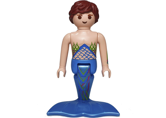 Artículo de Playmobil, Sireno Triton Cola Azul