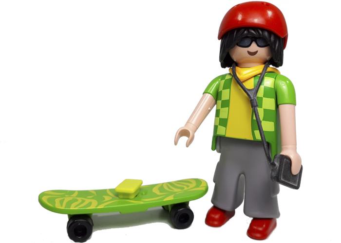 Artículo de Playmobil, Skater con patinete