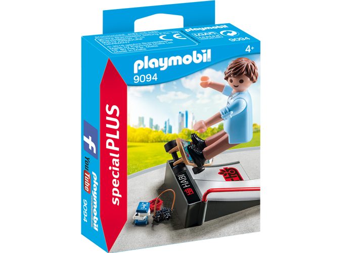Artículo de Playmobil, Skater con rampa