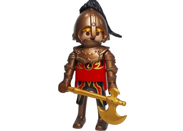 Artículo de Playmobil, Soldado Burnham con Hacha