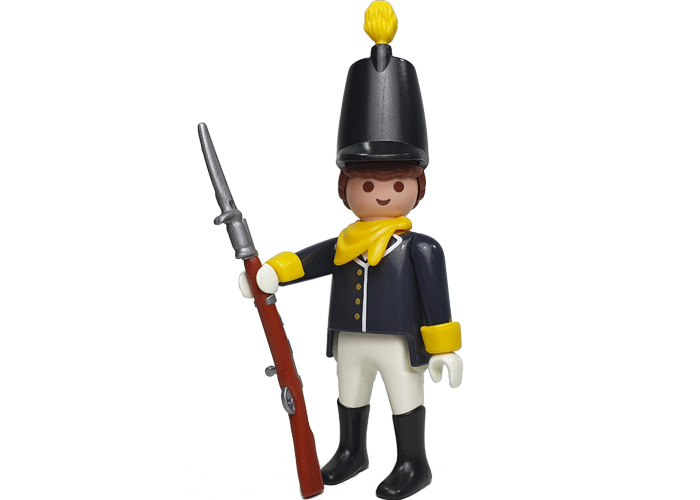Artículo de Playmobil, Soldado con pañuelo y fusil