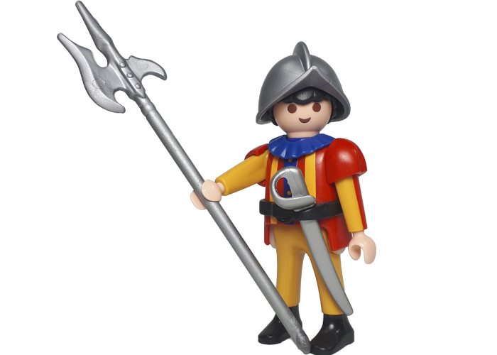 Artículo de Playmobil, Soldado Conquistador Alabarda