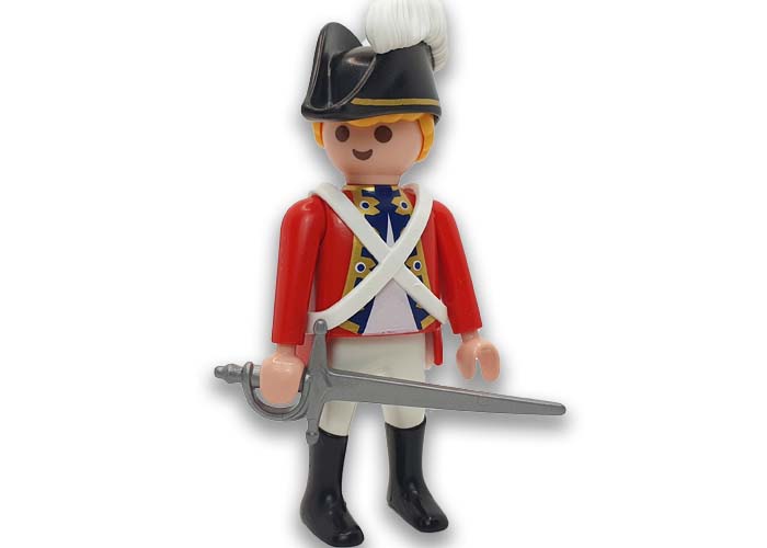 Artículo de Playmobil, Soldado Ingles con gorro y pluma