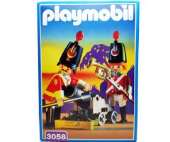 Artículo de Playmobil, Soldados Casacas Ingleses con cañon