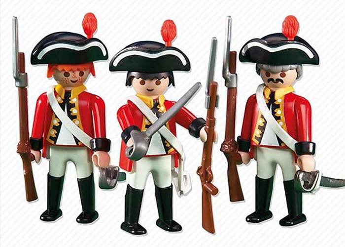 Artículo de Playmobil, Soldados Ingleses