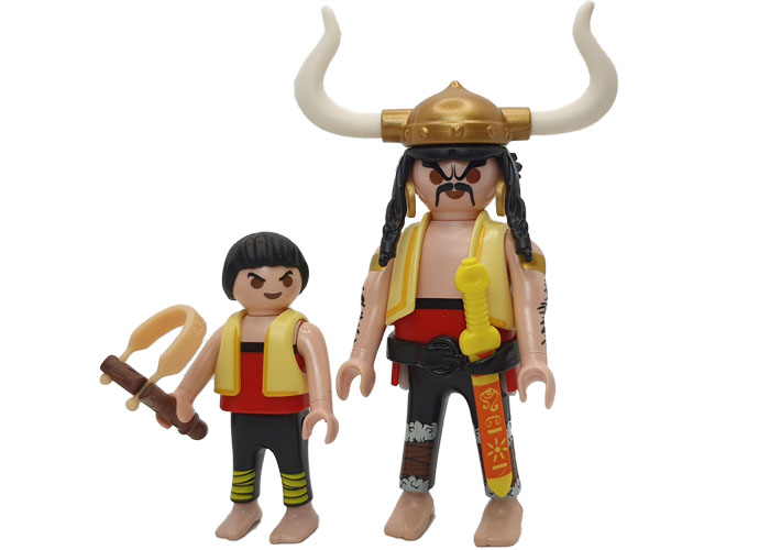 Artículo de Playmobil, Sopalajo y Pepe