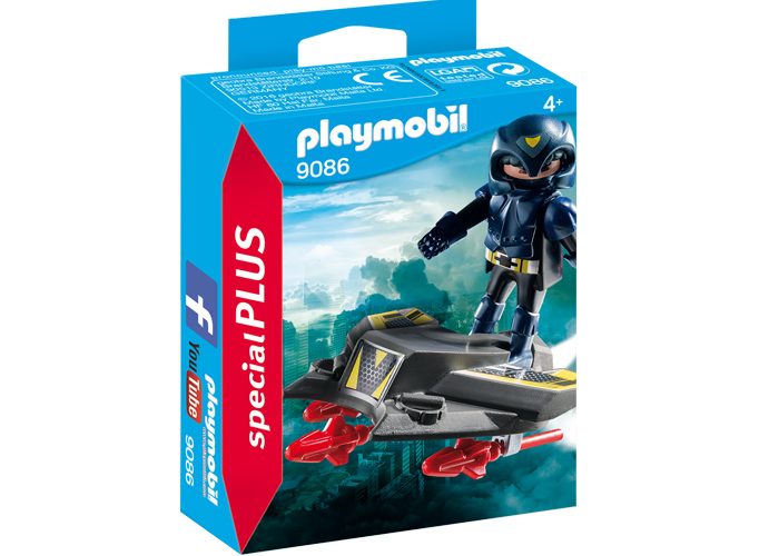 Artículo de Playmobil, Special Plus Caballero del aire con deslizador