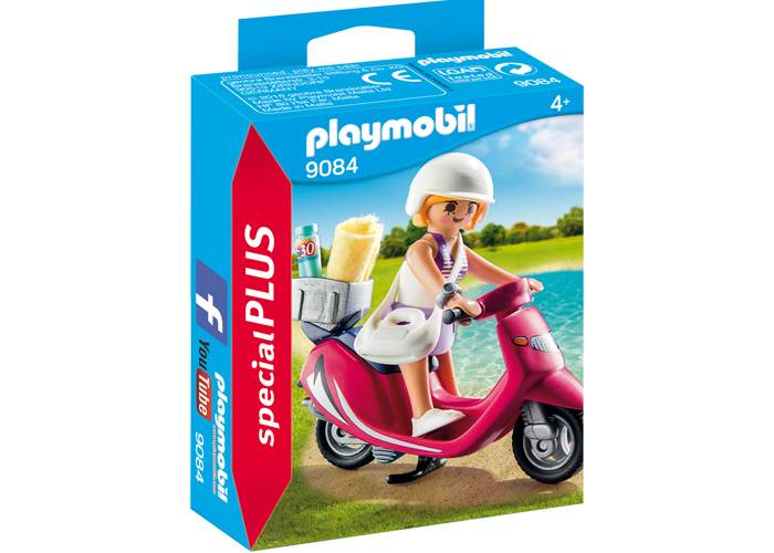 Artículo de Playmobil, Special Plus Chica con motocicleta