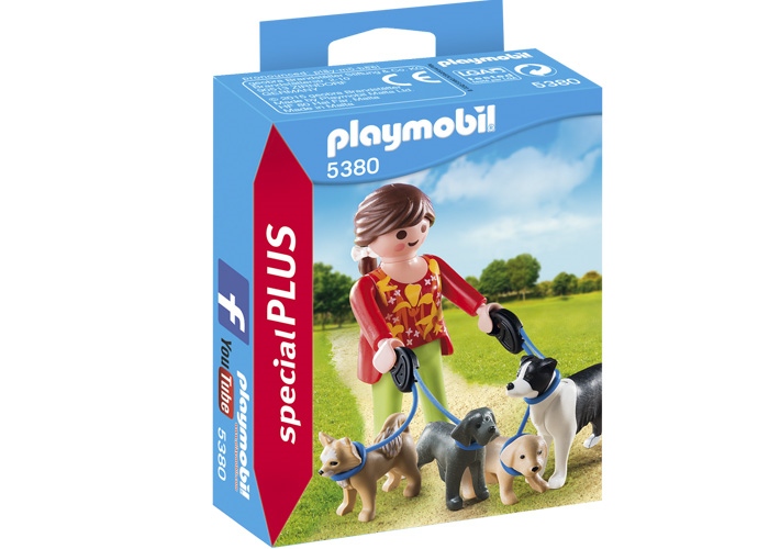 Artículo de Playmobil, Special Plus Mujer con perros