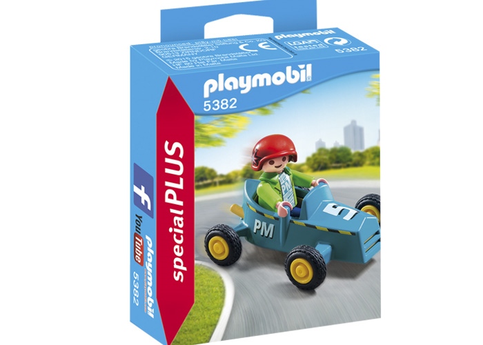 Artículo de Playmobil, Special Plus Niño con coche de carreras