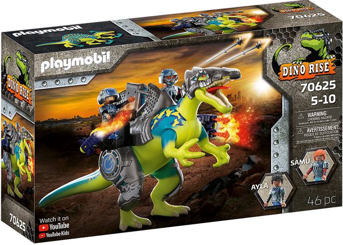 Artículo de Playmobil, Spinosaurus: Doble poder de defensa