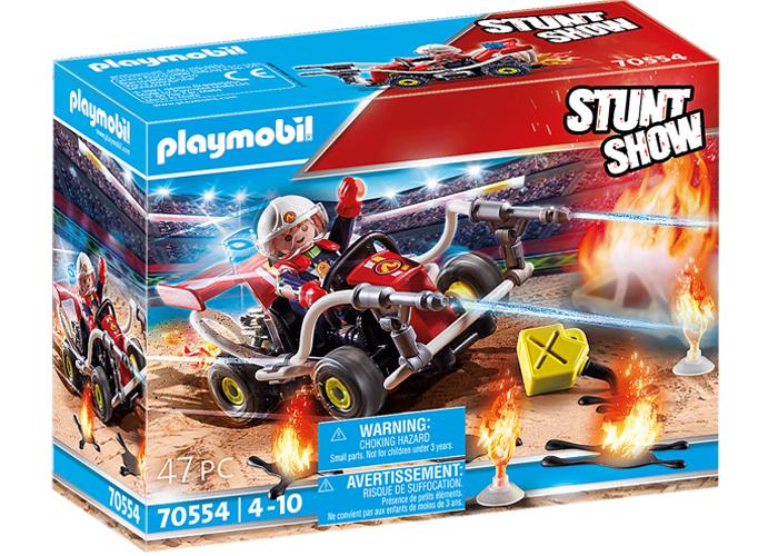 Artículo de Playmobil, Stuntshow Kart Bombero
