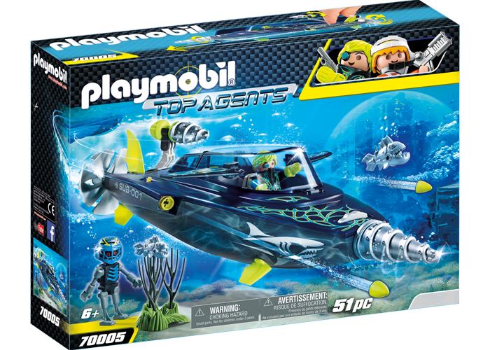 Artículo de Playmobil, Submarino taladro Destructor